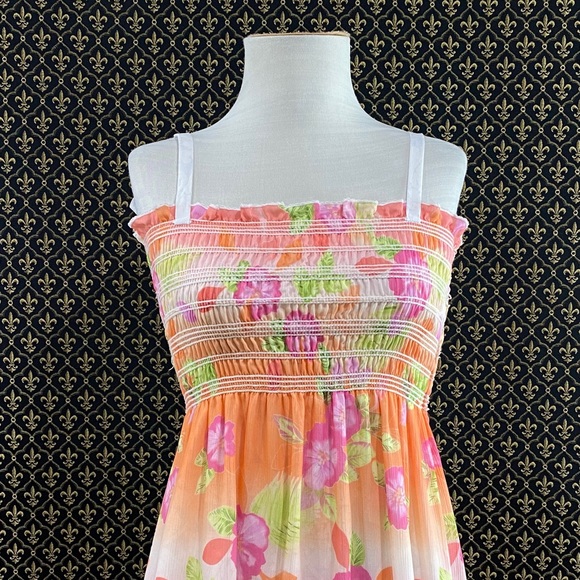 2006 Anthro “Neon Rose Dress” by Le Shack - Picture 4 of 10